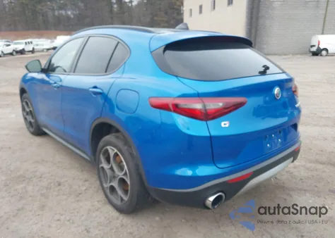 2018 Alfa Romeo Stelvio Ti Sport Awd from USA, damaged, VIN ZASFAKNNXJ7B96357